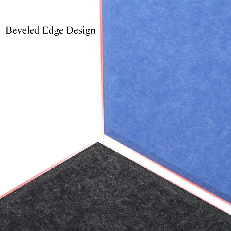 Fireproof Office Acoustic Panels Soundproof Noise Reduction PET Acoustic Panels
