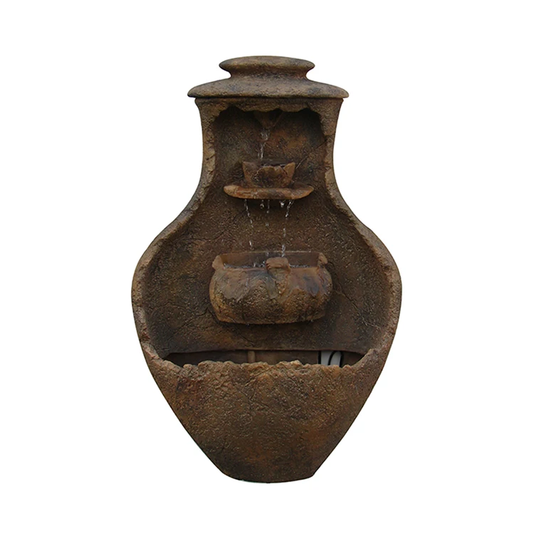 2024 Factory wholesale wall grey garden lion head fountain