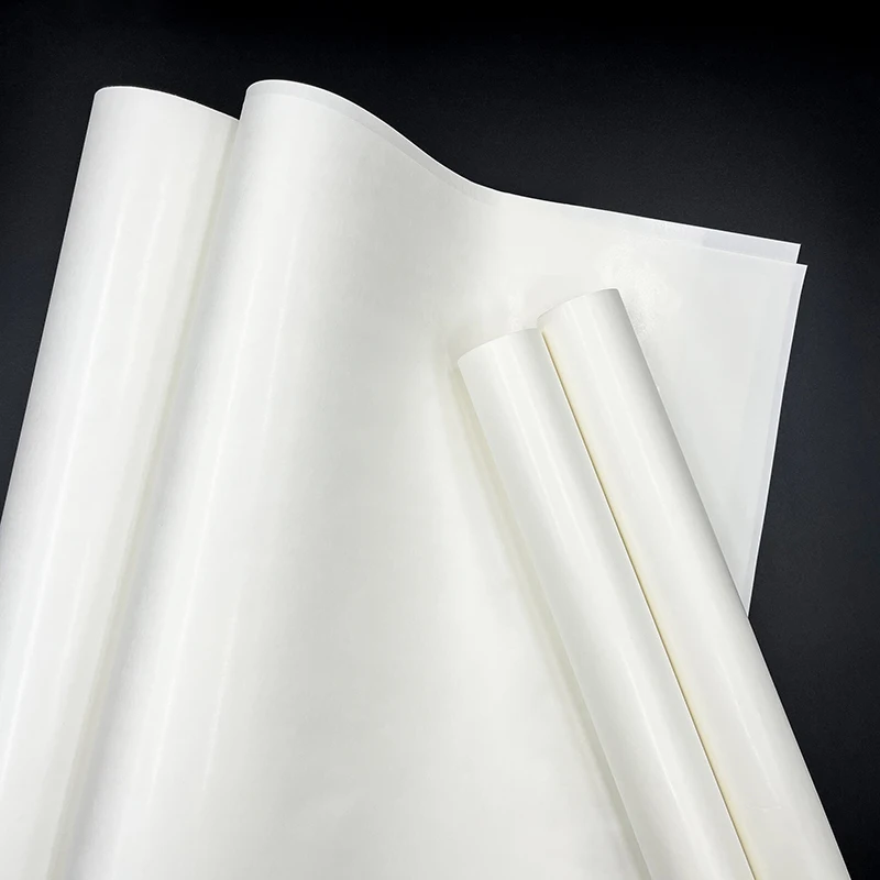 Manufacturer wholesale custom tissue paper pure wrapping paper white kraft wrap paper roll for gift box packaging