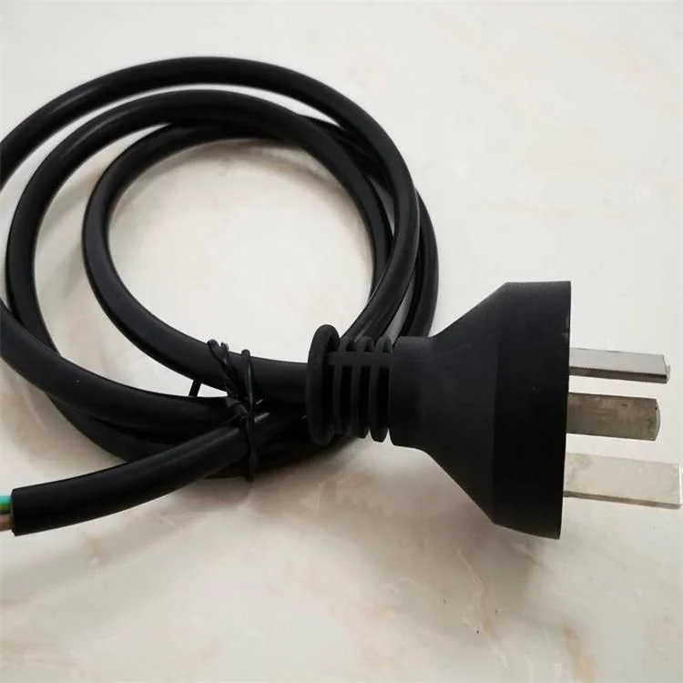 New Design IRAM 2073 approved D11 250V 10A Argentina 3 core plug power cable