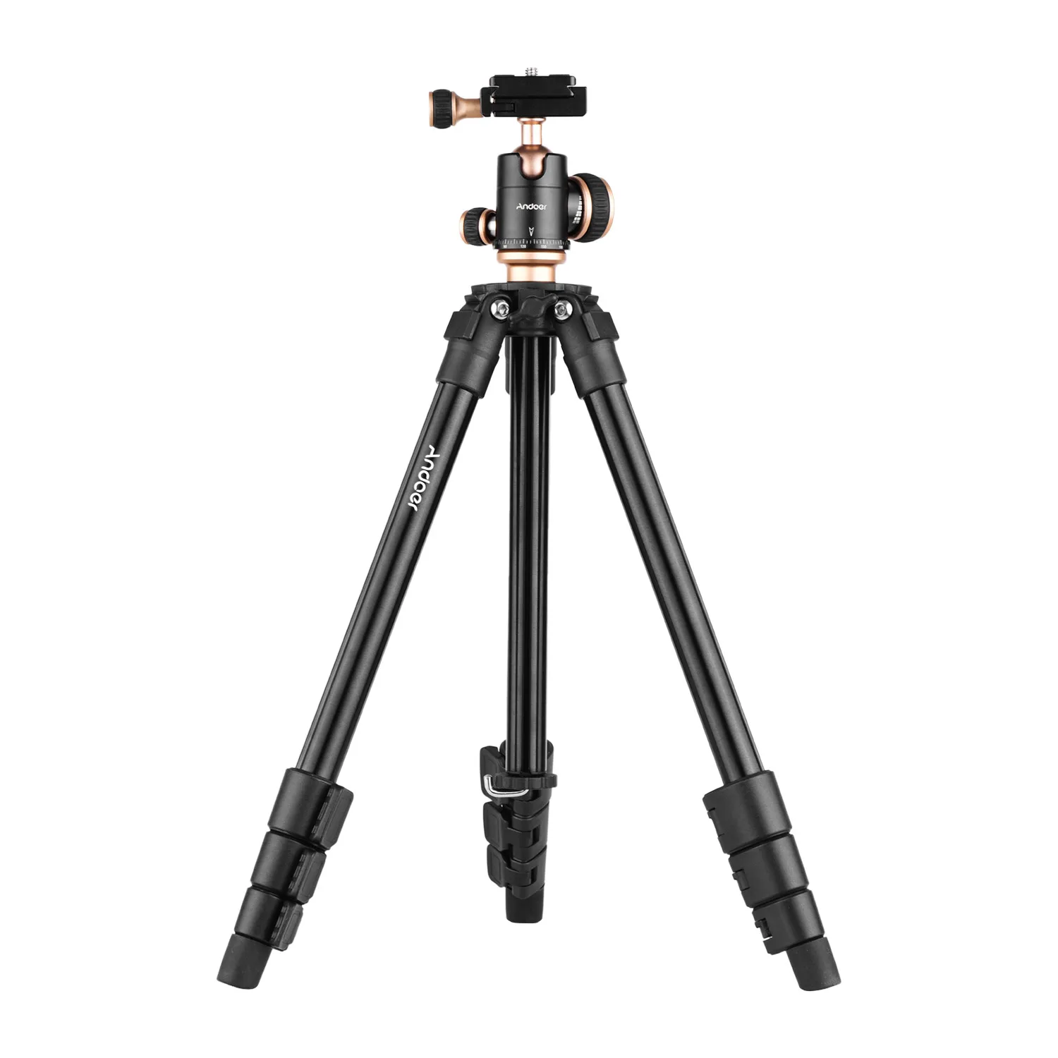 Andoer Q160SA Adjustable Height Portable Travel Camera Tripod Stand Complete Tripods for