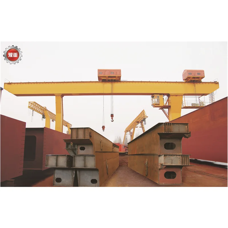 20 ton a frame crane outdoor steel pipe handling single beam gantry crane Electric hoist