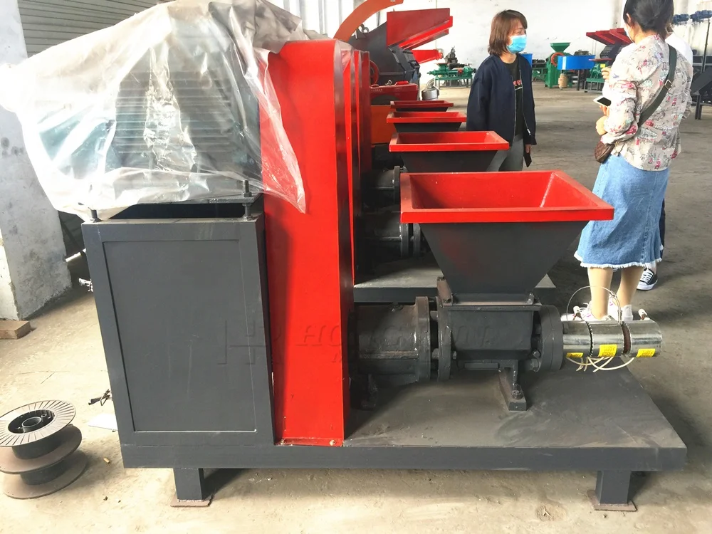 Sawdust Biomass Rice Husk Wood Briquette Machine for Briquetting,Peanut/Coconut Shell,Coffee Ground,Sugarcane Bagasse,Straw,Hay