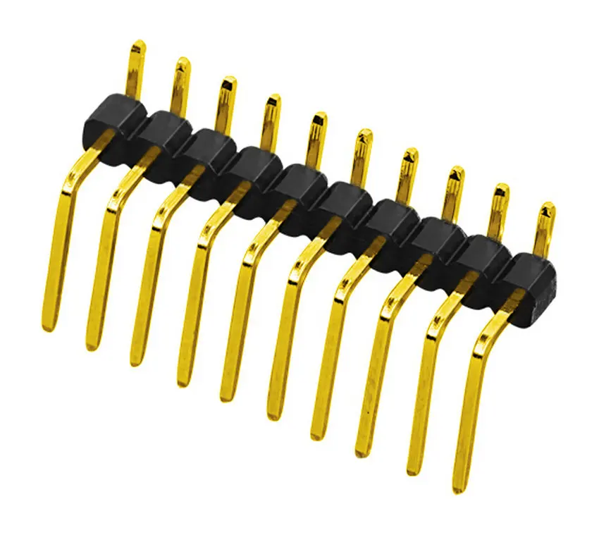 
2.0mm Pin Header Single Row Single Body Z Type Board to Board Connector Pin Connector,5pin , golad plated 