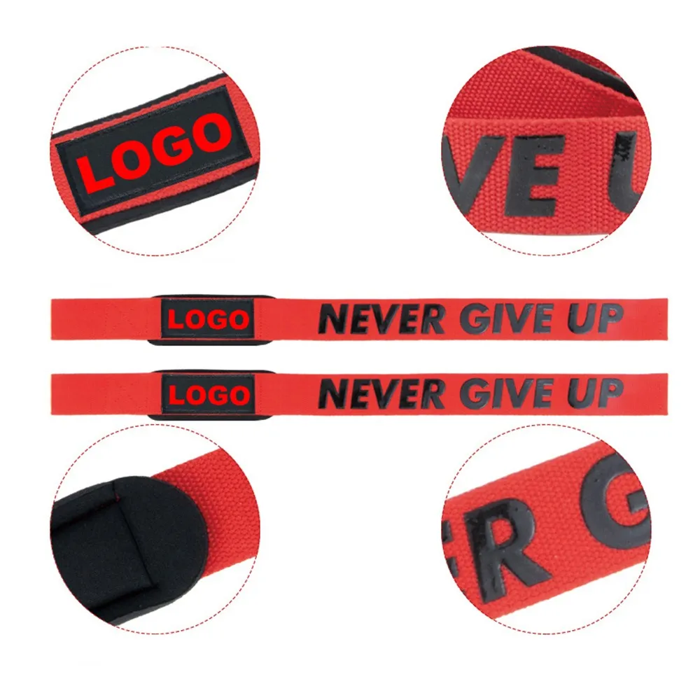 New Fitness Gym Weightlifting Bodybuilding Silicone Slip Wrist Straps Colorful Deadlifts Wrist Wraps