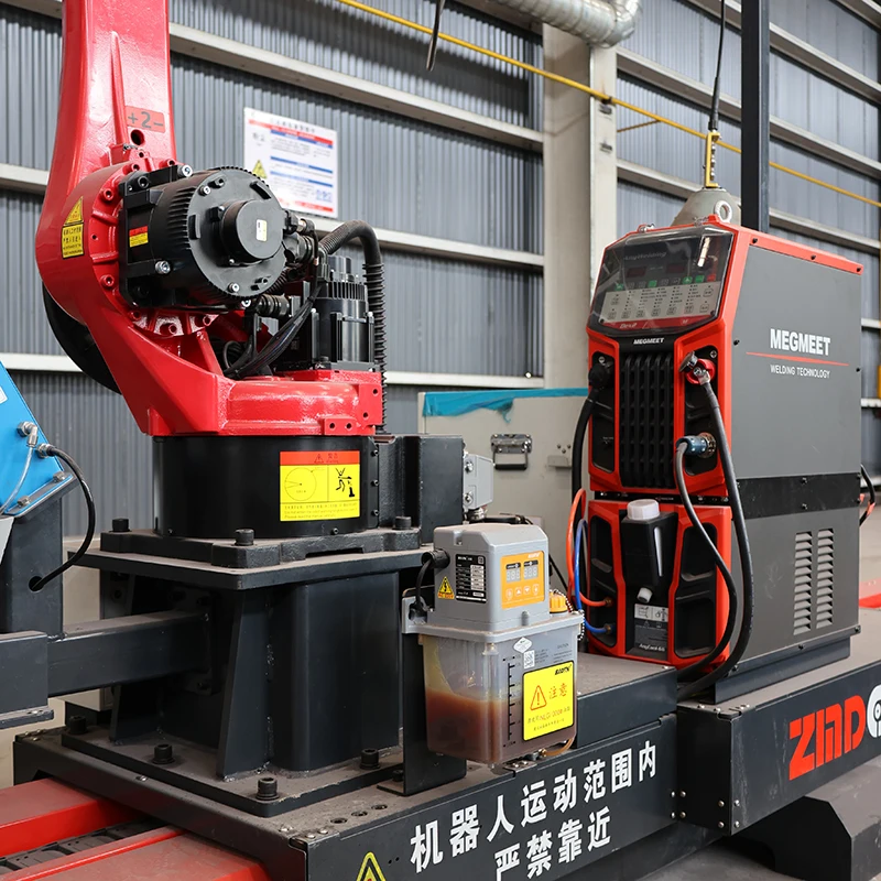 ZMDE Hot Sale 6 Axis H Beam Plate Robot Welder Automatic Positioner Save Power Easy Operate H Beam Robot Mobile Welding Robot