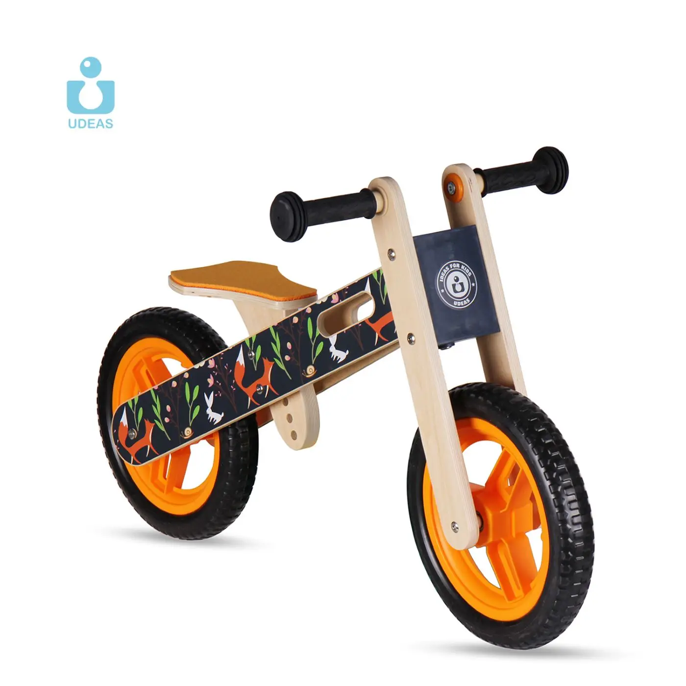 UDEAS Cheap supplier baby ride on car toy 12 inch children wooden balance bike