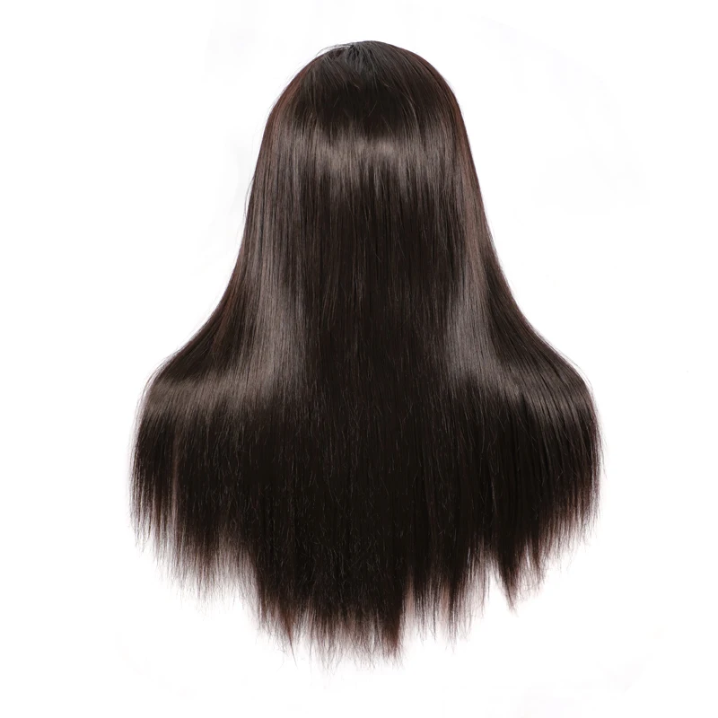 Joedir Synthetic Hair Training Manikin Head Mannequin Training With Hair For Hairdresser Hair Cut Braiding Training Head