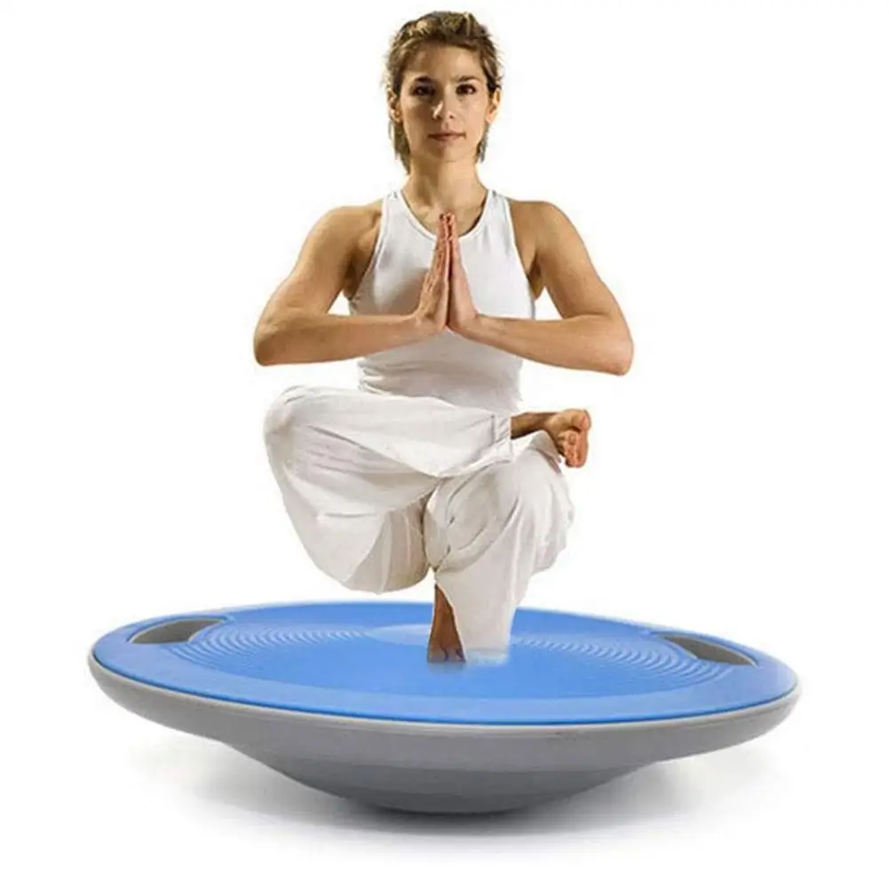 Fitness Balance Board Yoga 360 Degree Rotation Massage Stability Round Plates Workout Balance Board Waist Twisting Exerciser