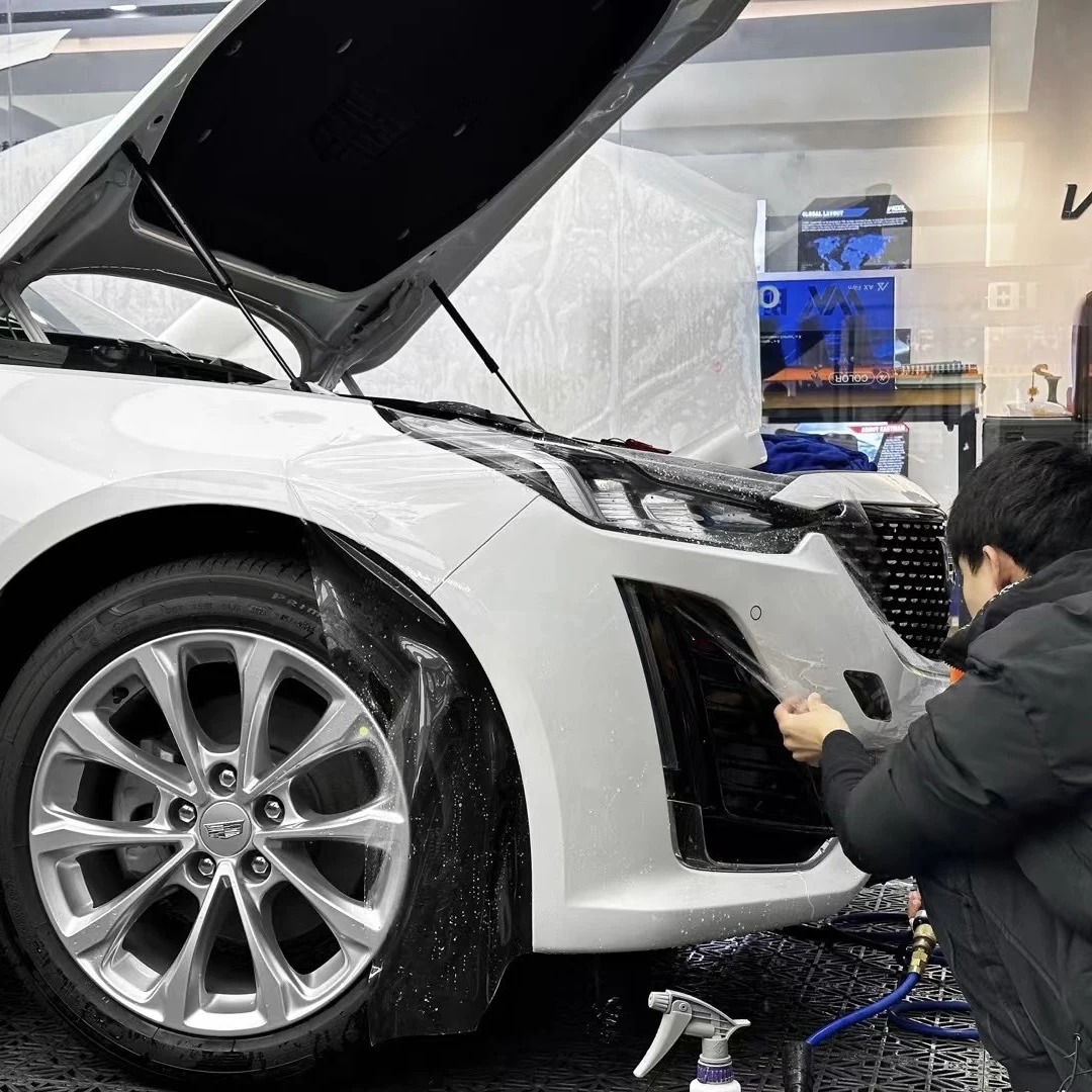 Высококачественная антипожелтевая автомобильная пленка отличная прозрачная защитная 7 5 mil PPF
