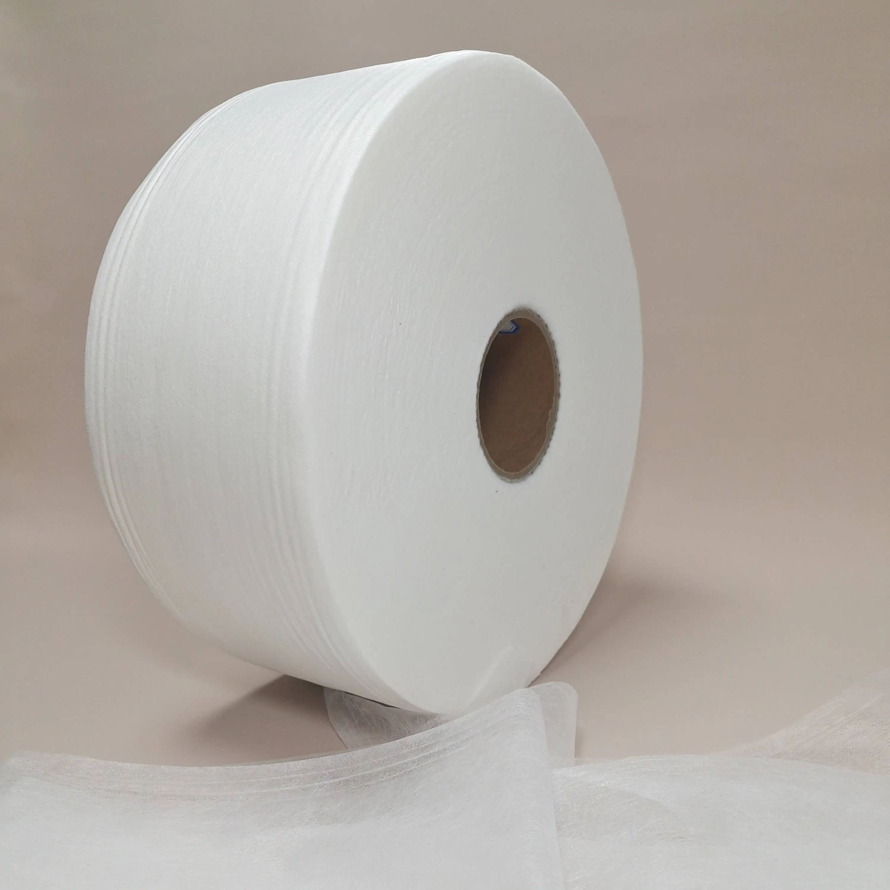 Super soft Plastic Film , PE Film Laminated Non Woven Fabric