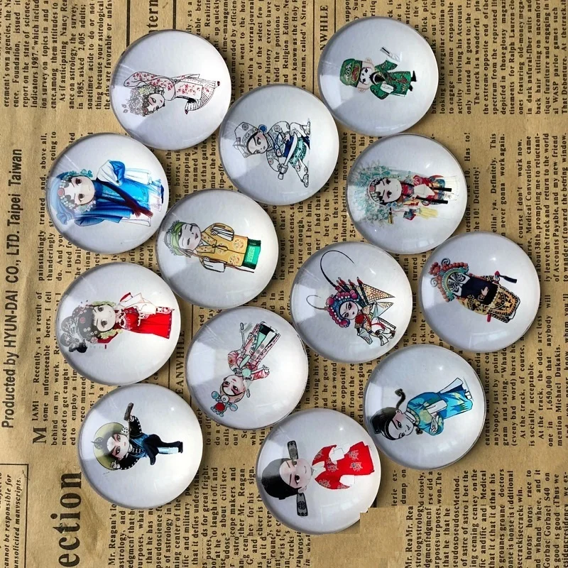 Wholesale  Hot Sale Circular Crystal Glass Magnets Customized Design Christmas Gifts/Souvenirs for Home Decoration