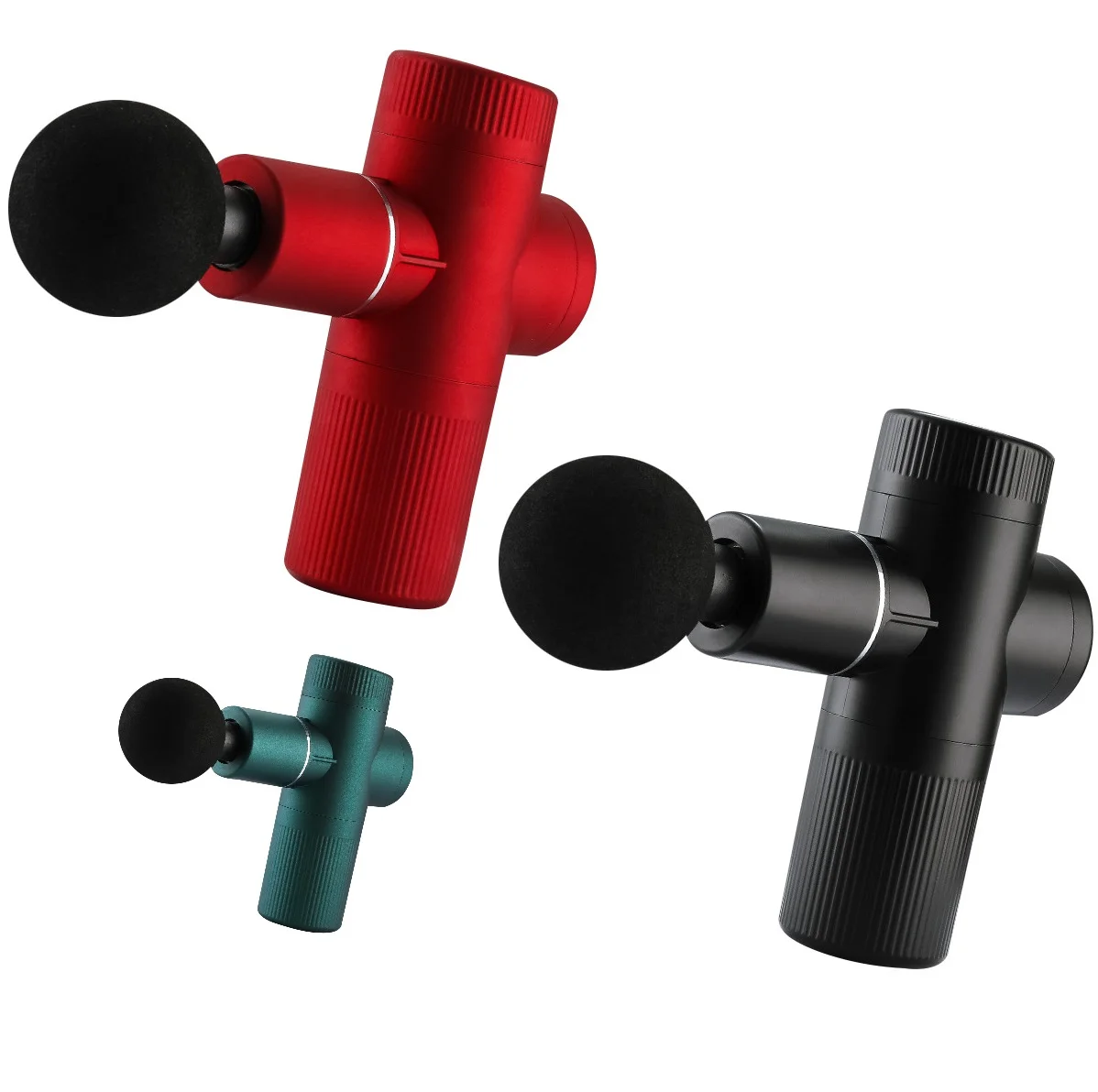 
mini muscle fascia massage gun vibration attachments 4 head 