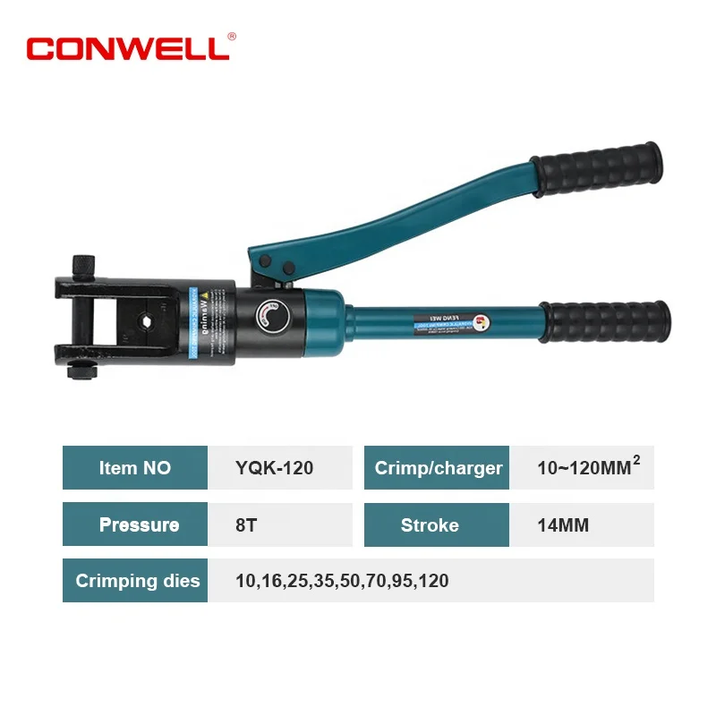 
Terminal and Wire Clamp Hydraulic Indent Crimping Tool 