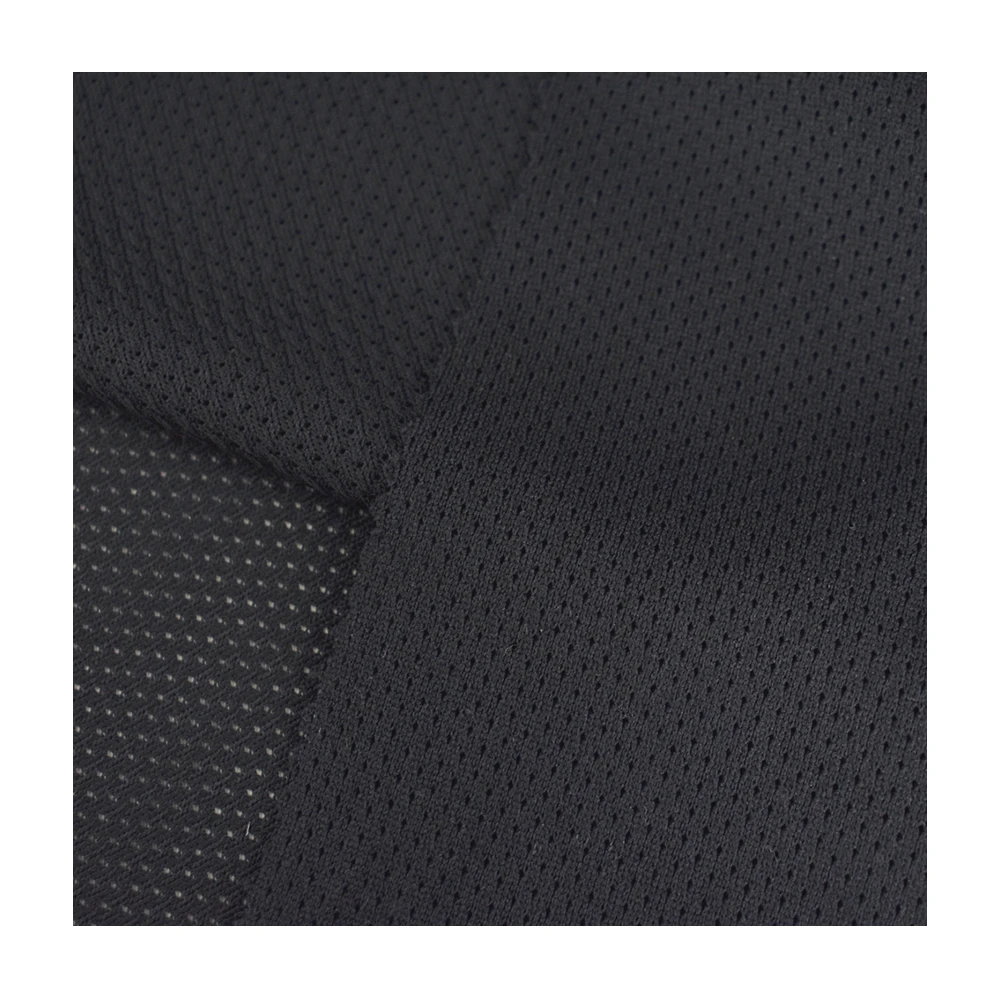 China manufacturer warp knitted 100% polyester mesh lining fabrics for jacket coat 120gsm