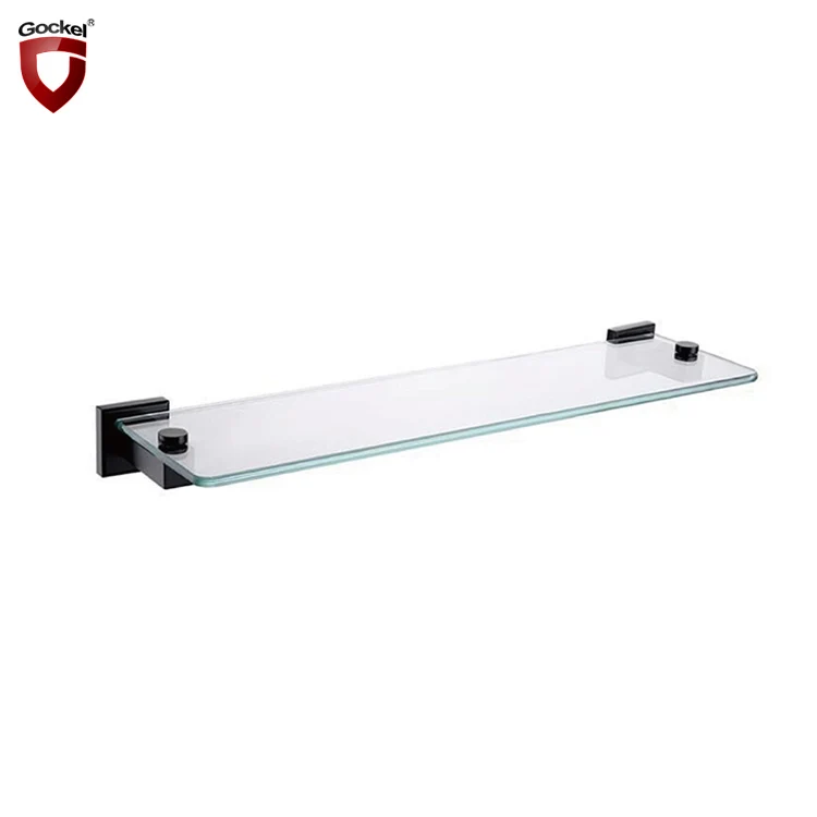 Direct Factory Single Tier Wall Mounted Shower Glass Shelf Bathroom Corner Shelf