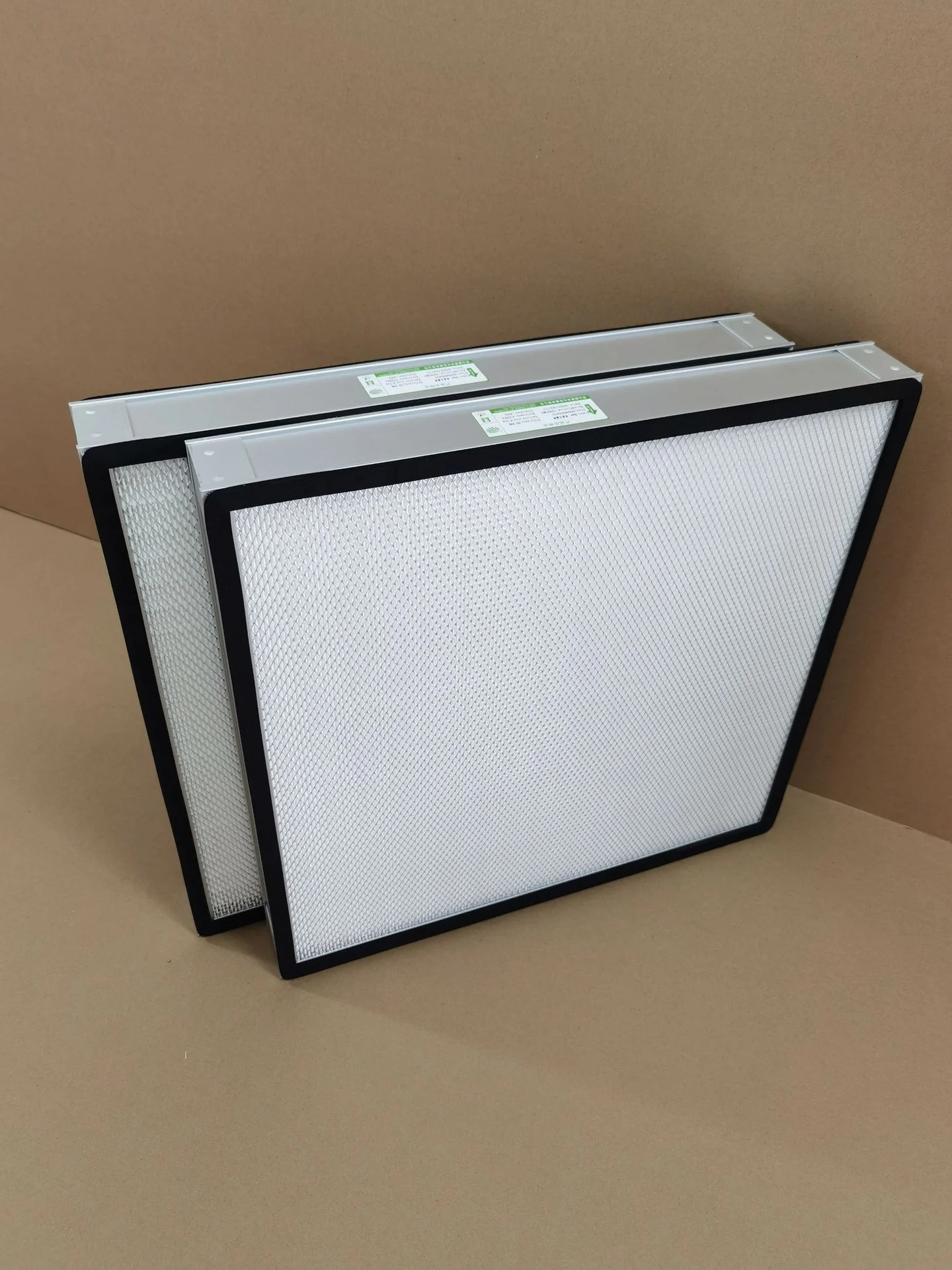 Factory Directly Sale Aluminium U15 H14 H14 Hepa Laminar Flow Hood 0.3m Ulpa Air Filter With FFU Unit Mushroom