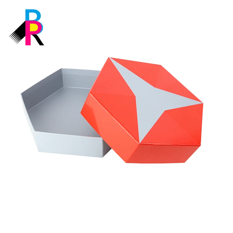 Шестигранная коробка индивидуального размера, специальная бумажная картонная коробка для конфет