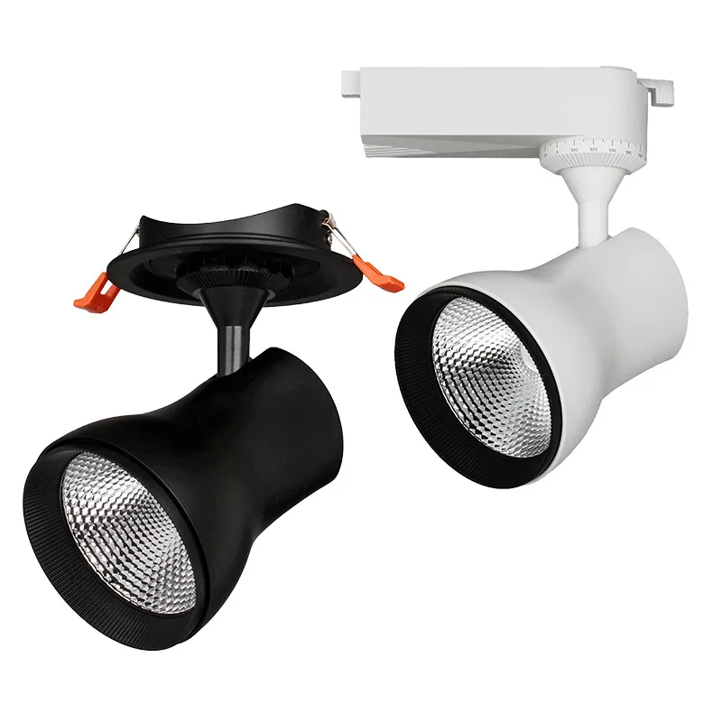 
LED Track light High Lumen output led track spotlight 20W 28W 110lm/w led rail light for museum art fair 