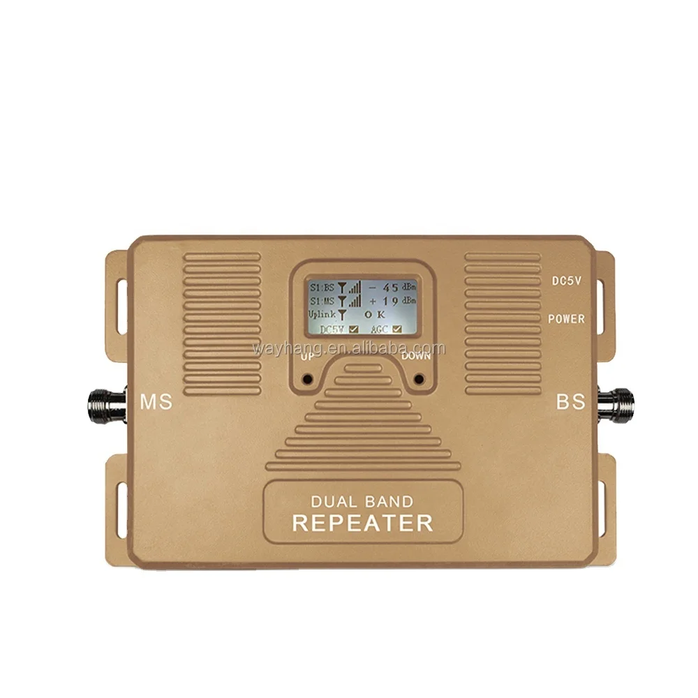 Dual band 2G 3G 4G cell phone signal booster, mobile phone repeater kit amplifier Dual signal band