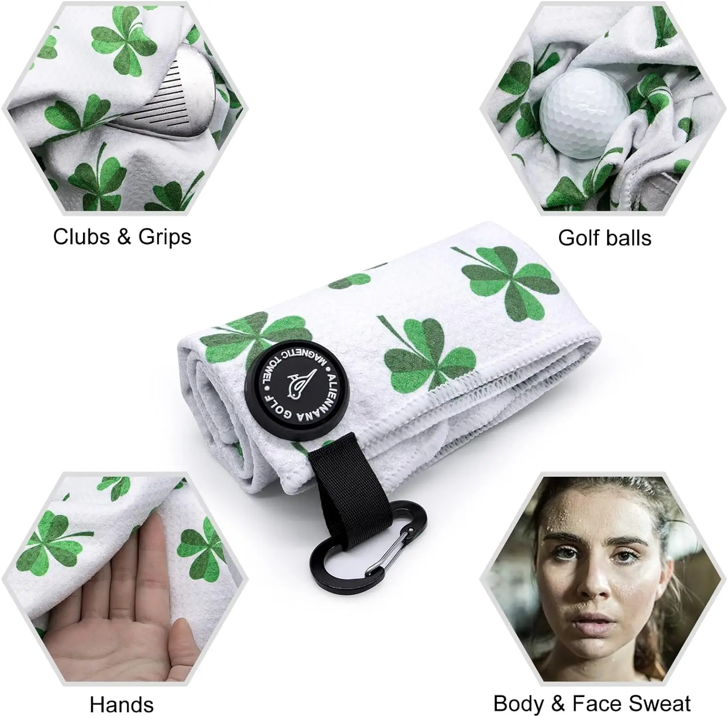 golf accessories embroidery logo sublimation golf towels 16x24inches microfiber waffle magnetic oem golf towel with magnet