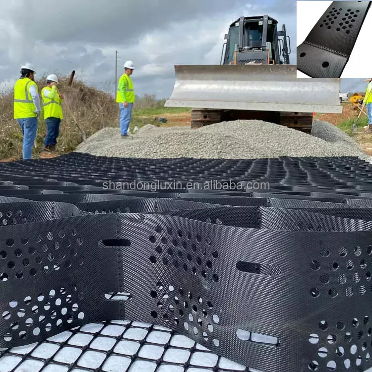 75mm 100mm Height HDPE Plastic Geocell Ground Grid Used for Road Construction