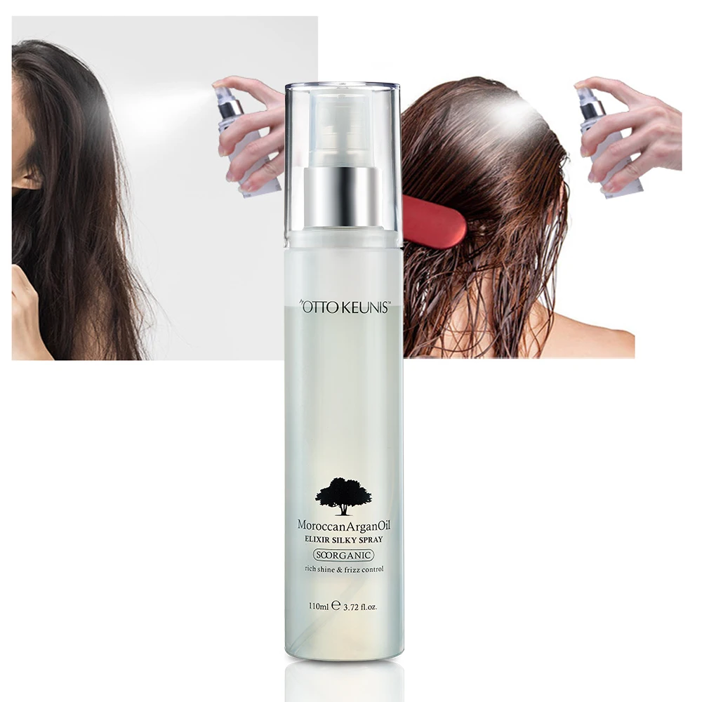 Shine Silk Mist Volumizing Hair Perfume Volume Fragrance Heat Protectant Spray For Hair Private Label