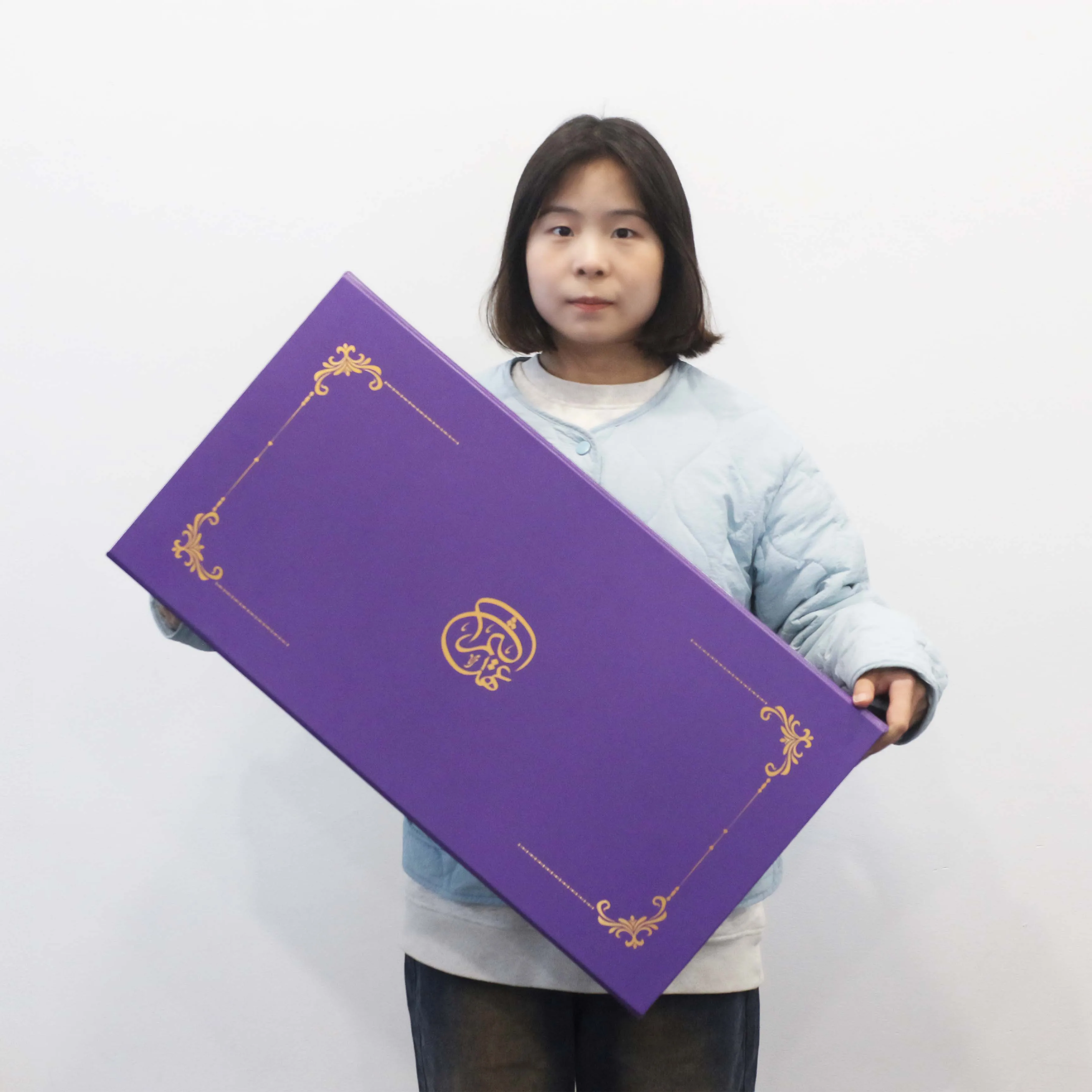 Flap Lid Packaging Shipping Big Large Cardboard Custom Folding Boxes Magnetic Closure Gift Box