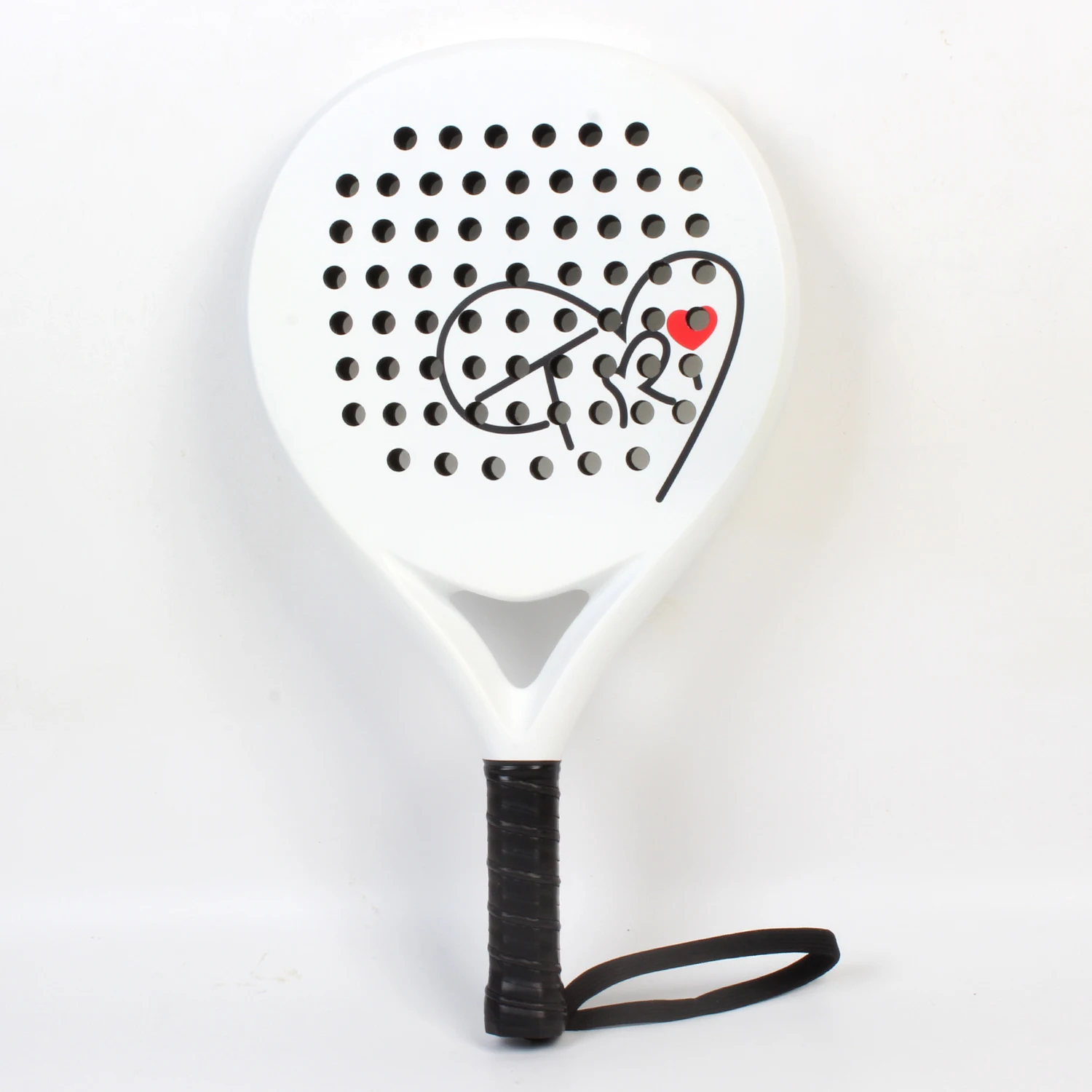 Trilove Durable Fiberglass Padel Economical Beach Tennis Racquet for Beginners