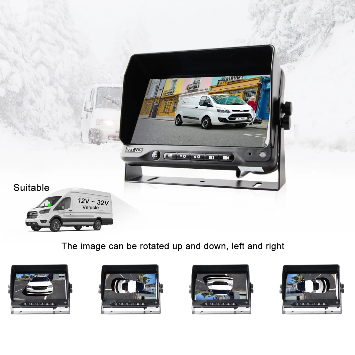 Reverse Backup Car Parking Radar Monitor Detector Parking Sensors Fitted