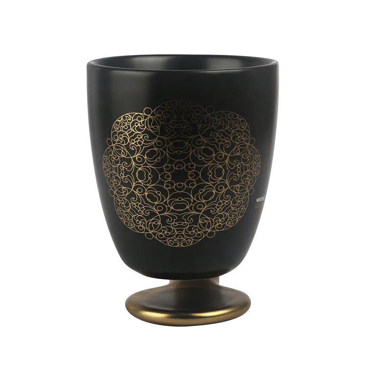 11OZ black Color luxury Golden Ceramic Mug