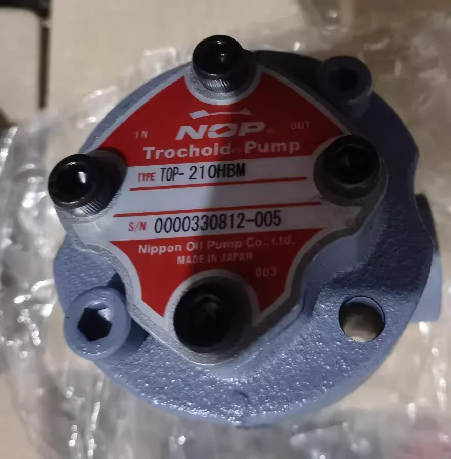 NOP  Hydraulic pump  Trochoid Pump  TYPE TOP-216HBMVD TOP-204HBMVB Nippon OiI Pump Co.,Ltd.MADE IN  JAPAN