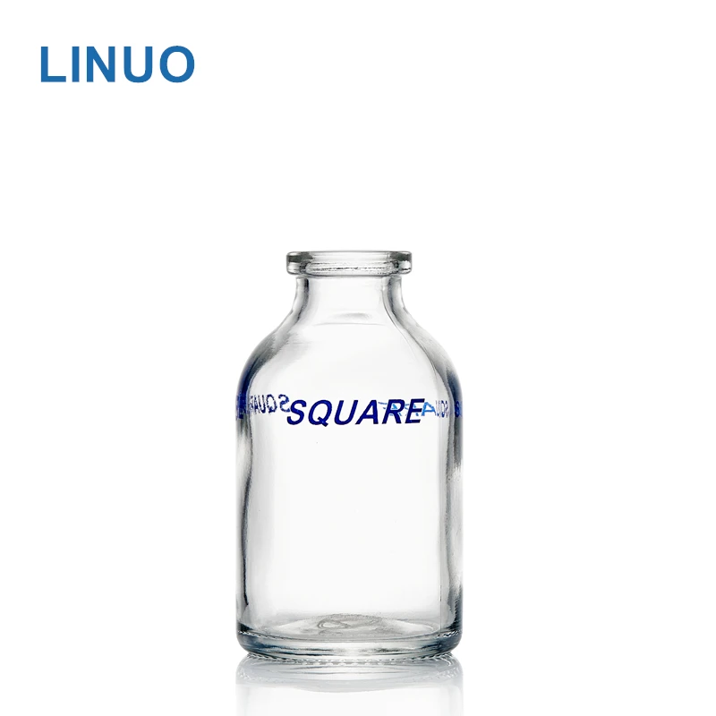Shandong LINUO pharmaceutical low or neutral borosilicate glass molded vials for injection