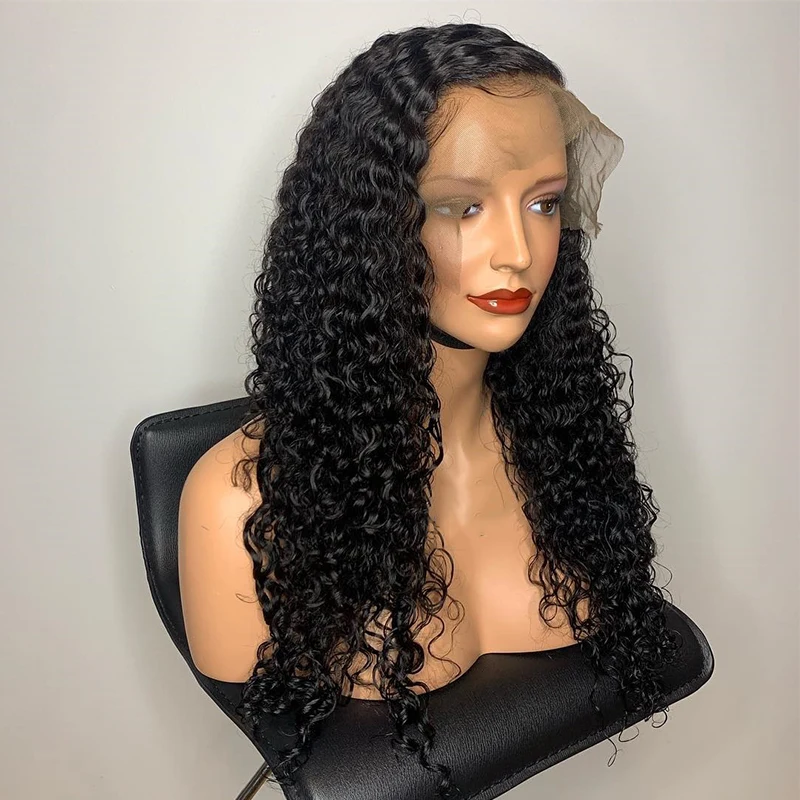 Оптовая продажа, Прозрачный Швейцарский парик на сетке спереди, необработанный парик с выравненной кутикулой, фронтальный парик из человеческих волос