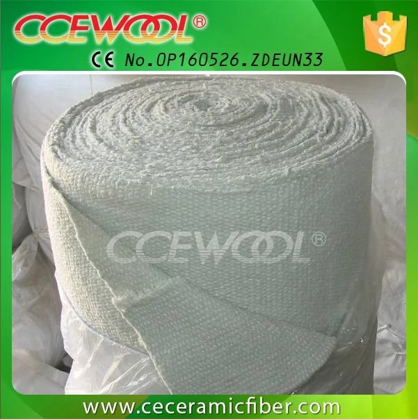 CCEWOOL heat resistant ceramic fiber fabric with SS wire