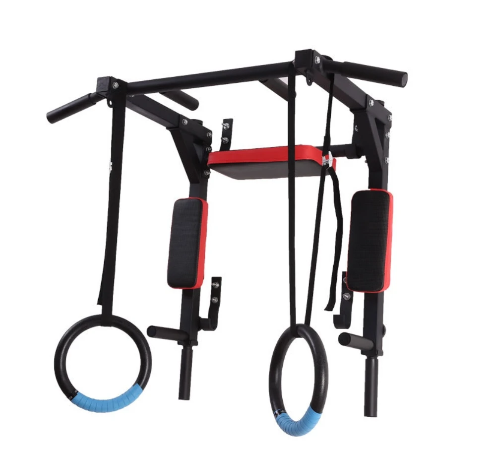 Gym Multifunctional Wall Mounted Pull Up Bars Chin Up bar Fitness Equipment Dip Station Suspension Frame