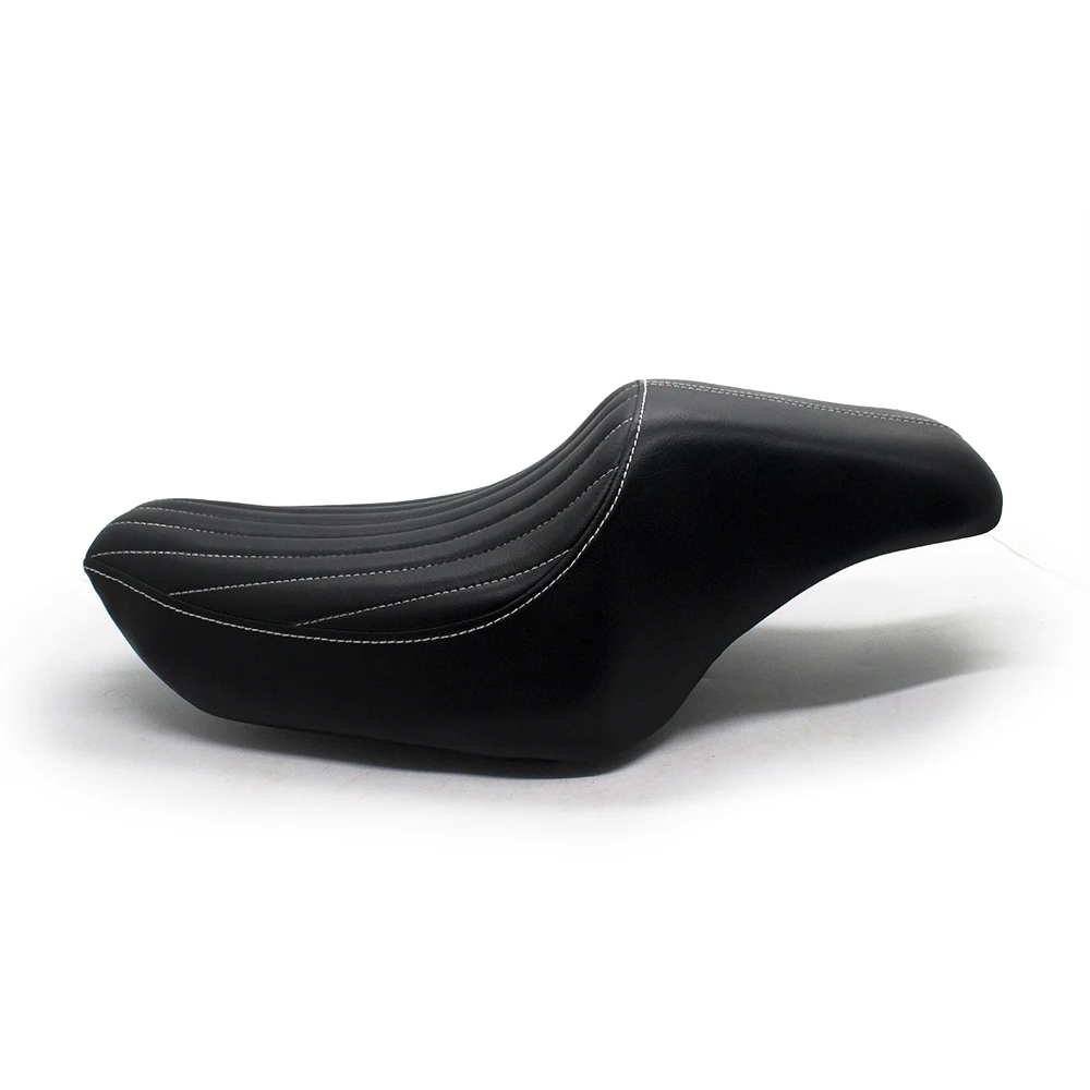 Custom Motorcycle Seats Leather Driver Passenger Front Rear Two Up Seat For Harley Sportster Iron 48 72 XL883 XL1200 2004-2018