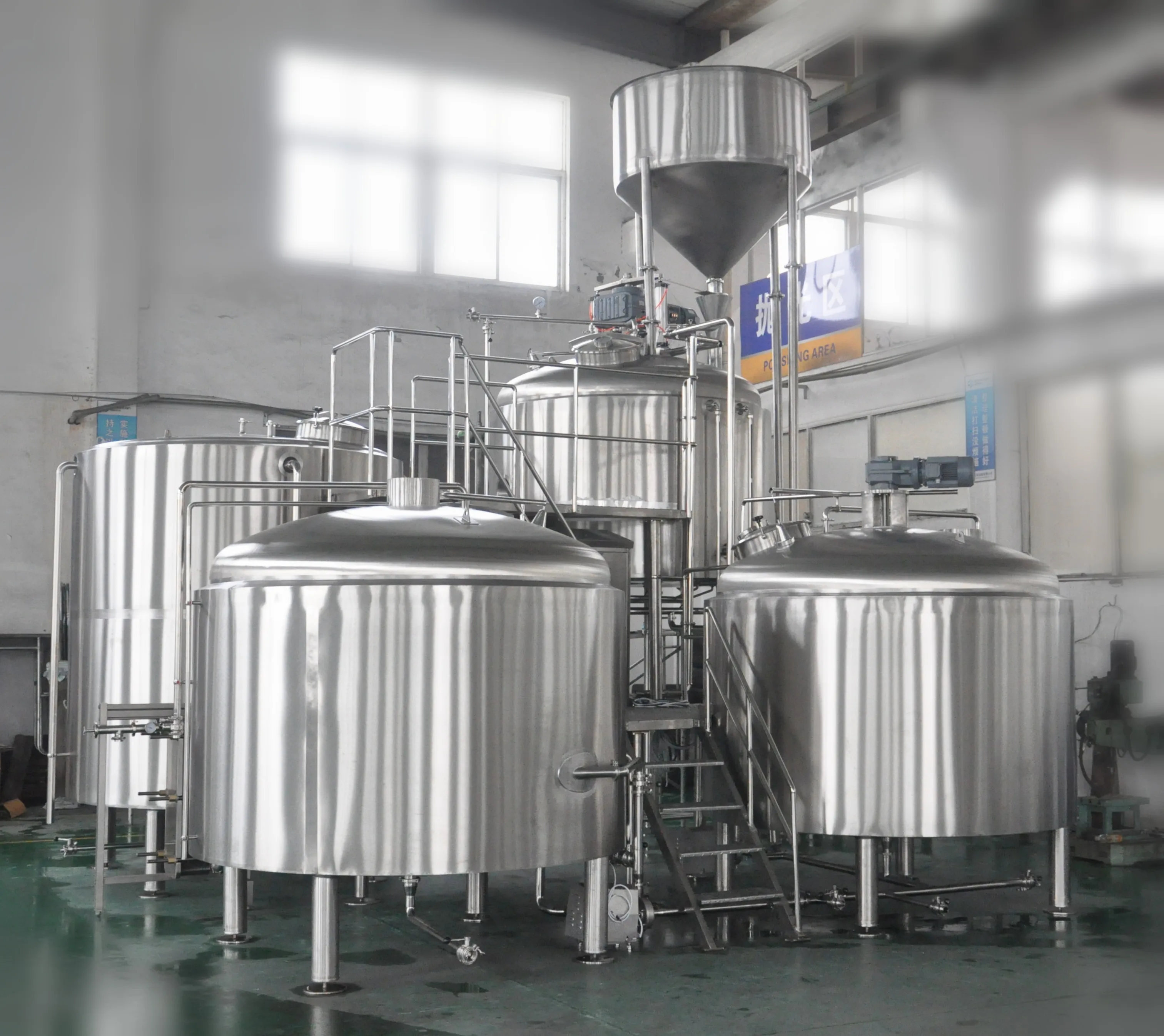 
Factory supply made 5000L craft beer brewery equipment with high quality 
