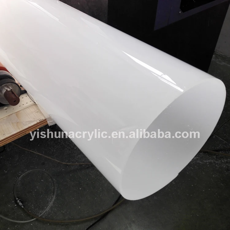 Guangzhou Factory Wholesale Led Lighting PMMA Light Diffusion Pipe Plastic Diffused Acrylic Round Tube