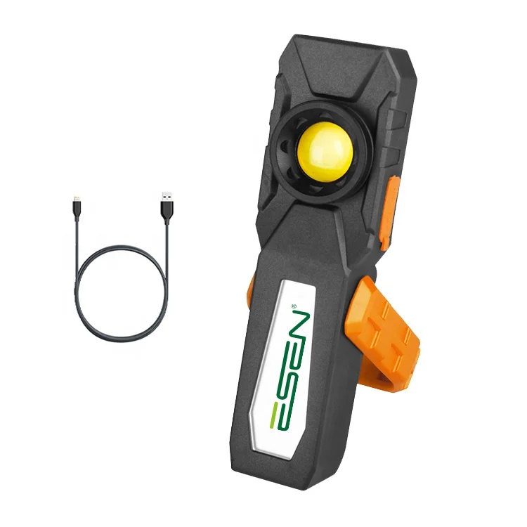 ESEN Dimming Switch Portable USB Rechargeable Led New Work Light With Power Bank