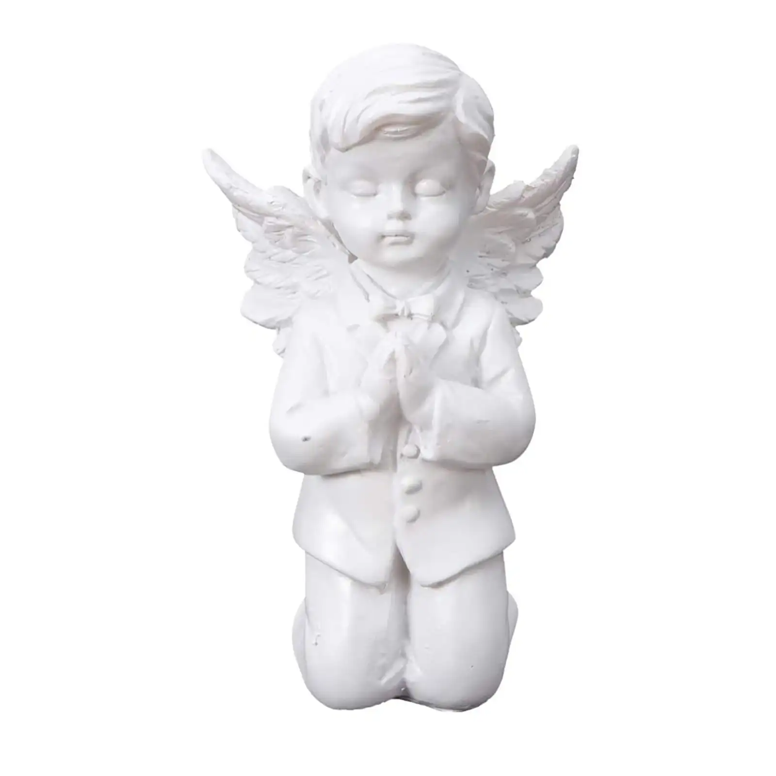 Mini ceramic angel figurines custom printing Statue Shelf Living Room Bedroom Decor handmade Figurines Gift