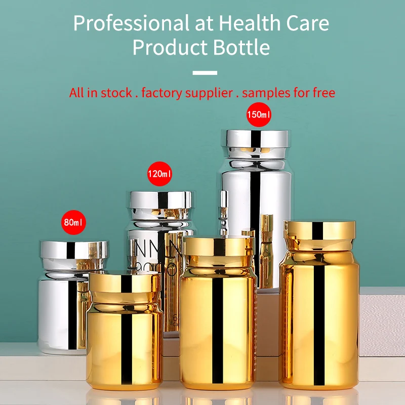 80 120 150 ML gold Unique Shaped Plastic Bottles Ceramic Candy Jars For Table Decoration Pumpkin Toy Candy Jar