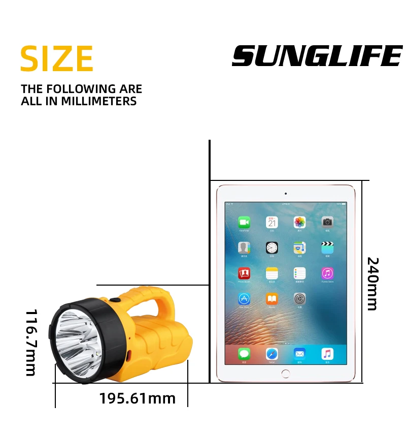 
Fine appearance super brigh customized led flashlight rechargeable 