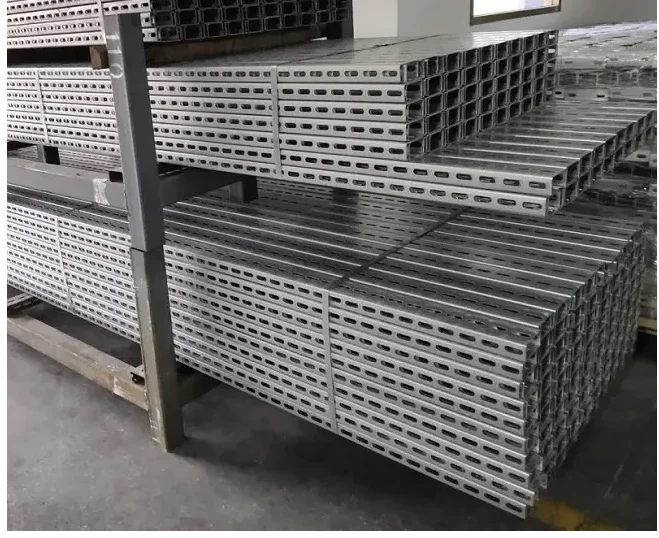 Zinc aluminum Magnesium standard sizes u channel steel abrazaderas unistrut c purlins galvanized