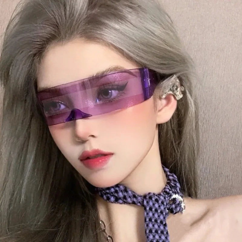 Супер крутые очки Cyberpunk технологии светодиодные бар
