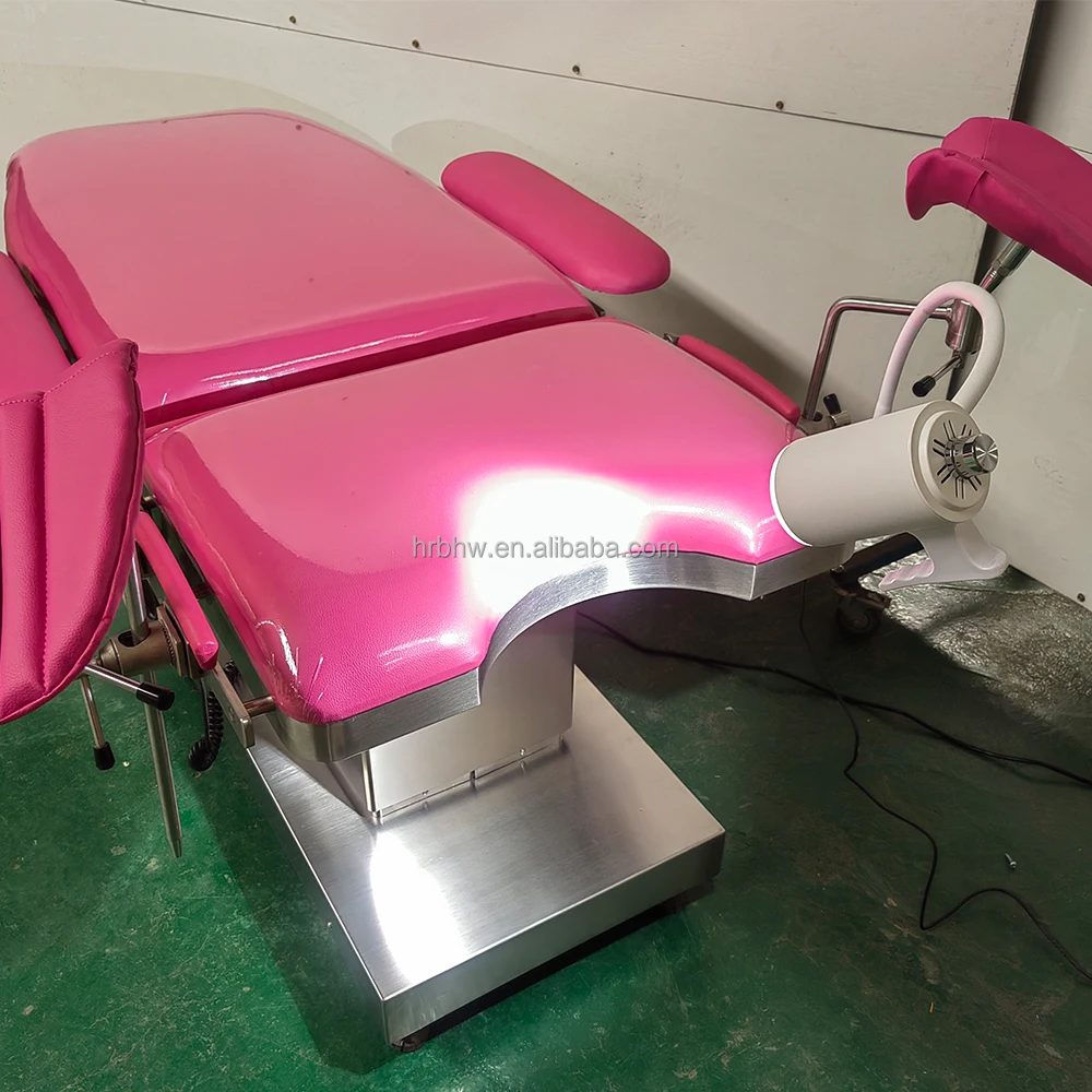 Three Function Stainless Steel Gynecological Examination Bed  Obstetric Chair