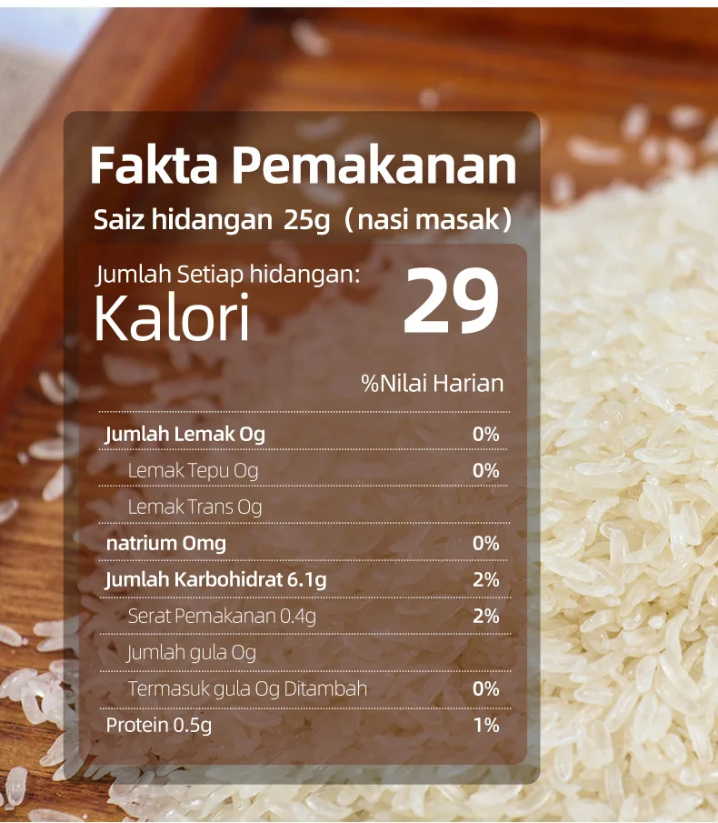 Zhongkaixin Ketoslim Mo Konjac Malaysia Dan Nasi Kering Konjac Yang Mudah Konjac Instant Rice