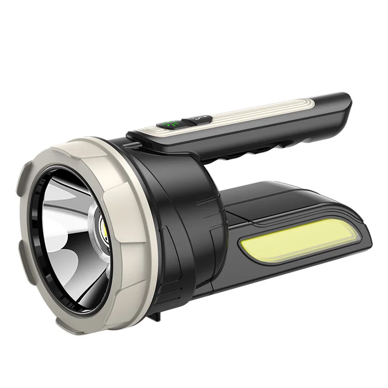 Strong light portable searchlight handheld flashlight USB Rechargeable patrol portable light camping light Flashlights