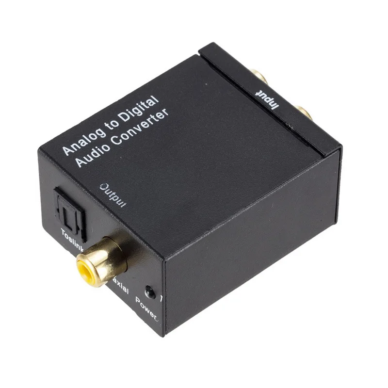 Analog to Digital Audio Converter Optical Coaxial Audio Analog to Digital Converter Adapter