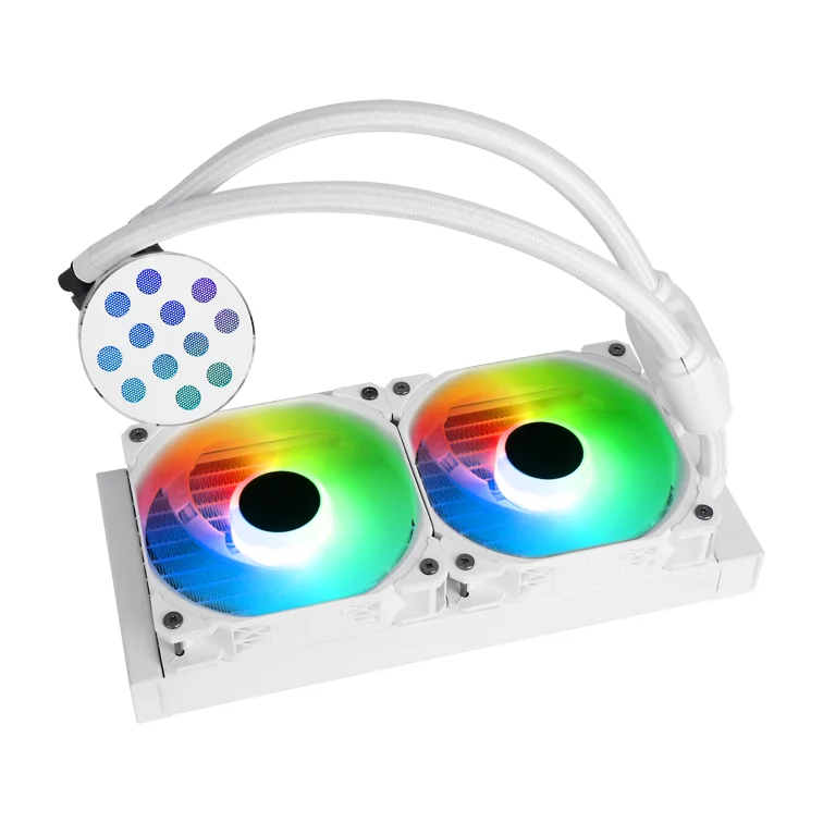 Воздушный кулер для ЦП SAMA RGB AIO, радиатор для ЦП 240 мм, водяное охлаждение
